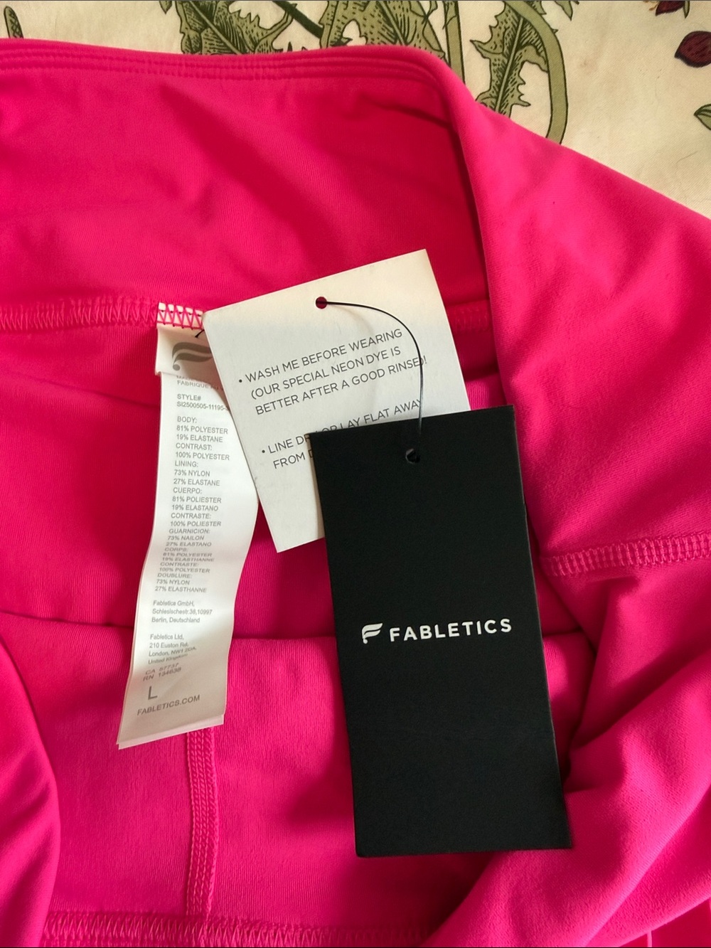 Fabletics Hot Pink Pleated Skater Skirt - Picture 2 of 4